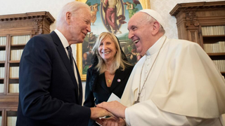 Audiencia del Papa a Biden y a su esposa