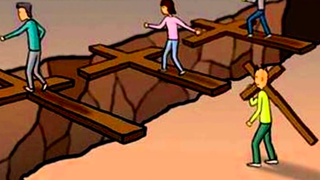 Con la cruz a cuestas