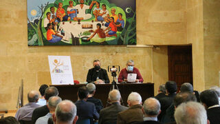 Luis Manuel Romero en la jornada de formación del clero