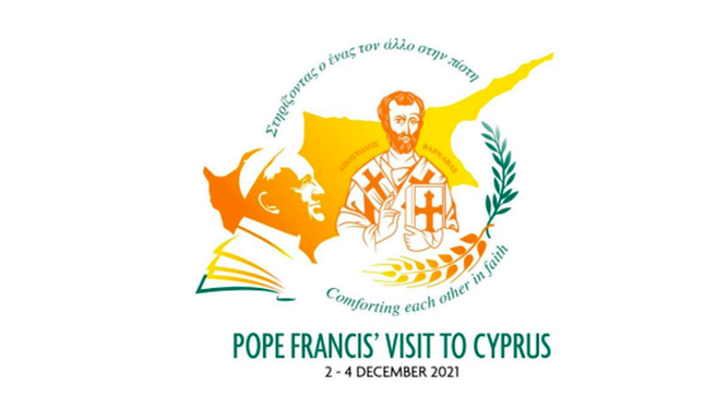 Logo del viaje papal a Chipre
