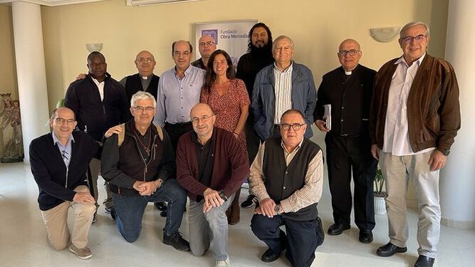 Reunión anual de capellanes de prisiones en la curia mercedaria de Barcelona.