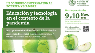 La UCV organiza el III Congreso Internacional Pobreza y Hambre