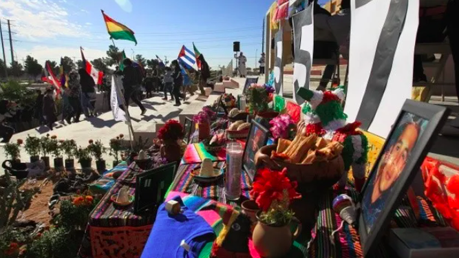 Misa por los migrantes muertos en la frontera México-EEUU