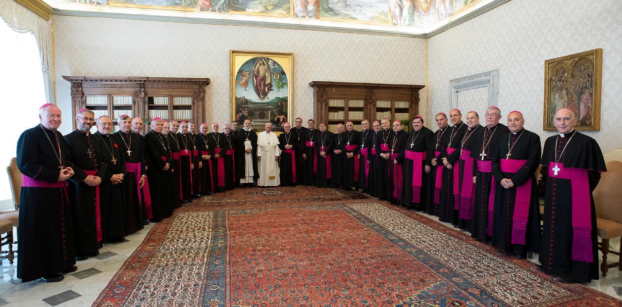 Obispos argentinos con el Papa Francisco