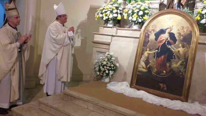 Coronación en Argentina de la Virgen Desatanudos