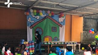El proyecto Rekko Ibérica, en una escuela de Guatemala.