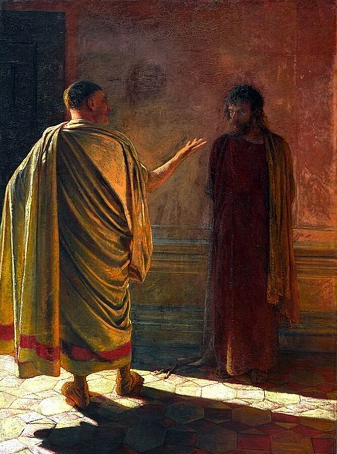 Jesús y Pilato