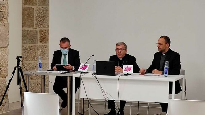 Argüello, Josetxo Vera y Barriocanal en Compostela