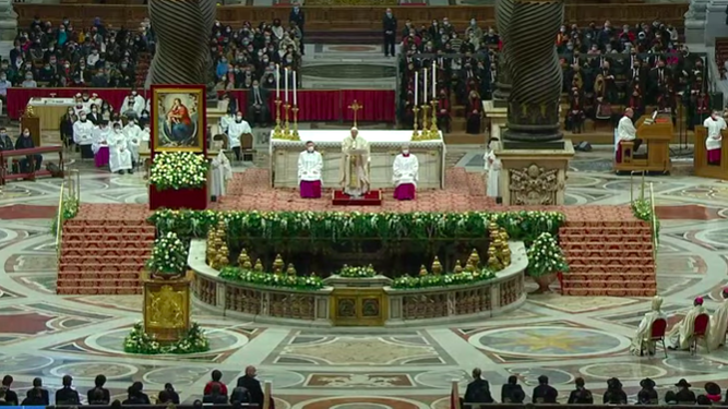 Francisco, durante su homilía en San Pedro