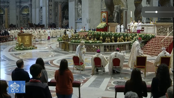 Misa de Cristo Rey en San Pedro