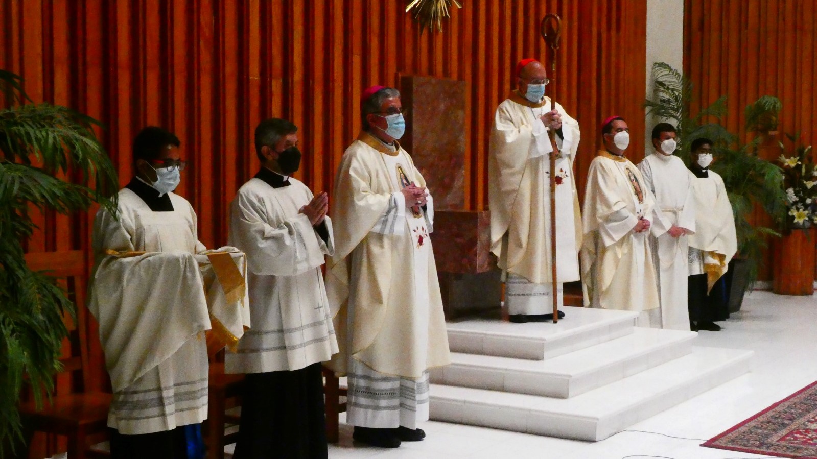 Misa presidida por el cardenal Barreto