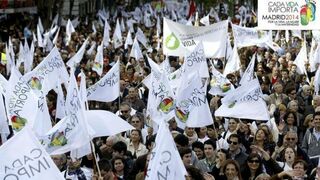 Manifestación promovida por Cada vida importa.