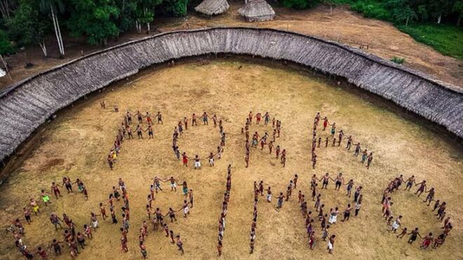 Pueblo Yanomami en Brasil