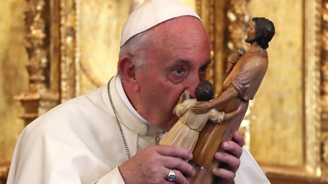 El Papa y San José
