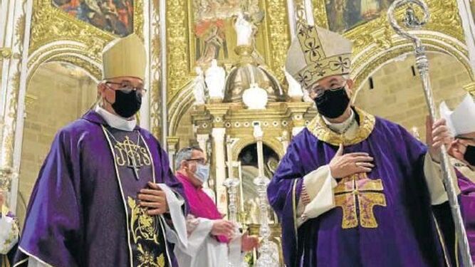 Gómez Cantero y González Montes, en una de las pocas imágenes que hay de ellos juntos