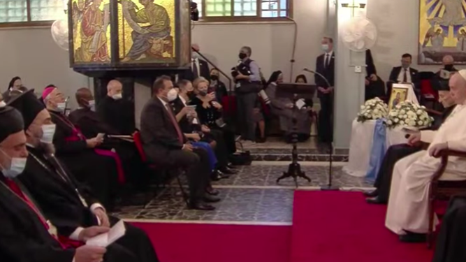 Encuentro con los religiosos chipriotas