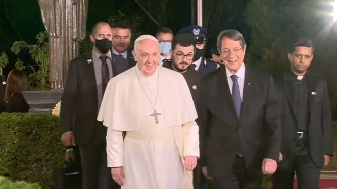 Papa y presidente de Chipre