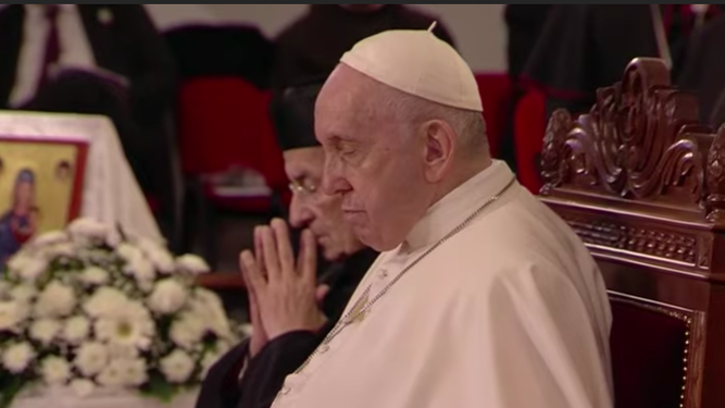Francisco, en su primer encuentro con la Iglesia de Chipre
