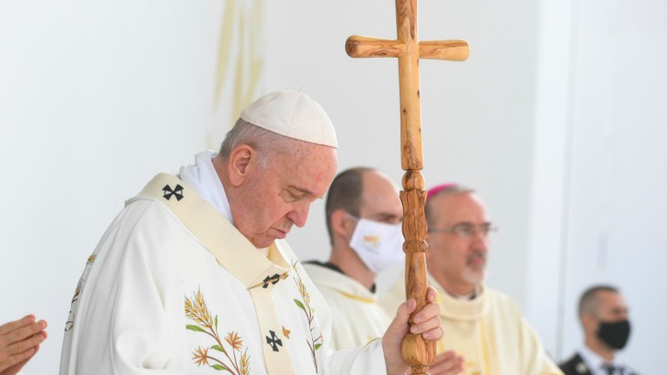 Francisco, en la misa