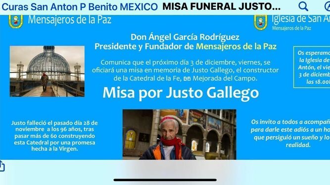 Funeral por Justo Gallego