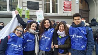 Jóvenes voluntarios de Manos Unidas.