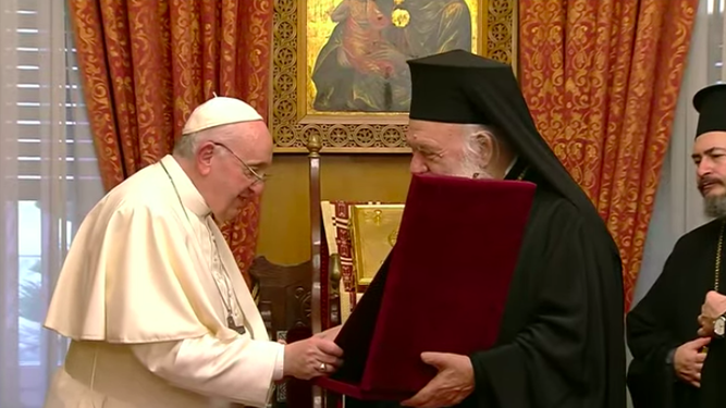 El Papa, con Jerónimos II