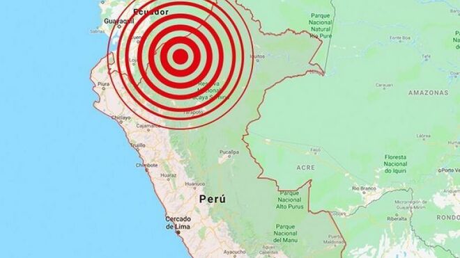 Sismo con epicentro en la región Amazonas