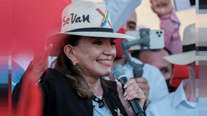 La presidenta Xiomara Castro