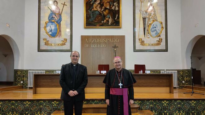 Jesús Pulido, con Francisco Cerro