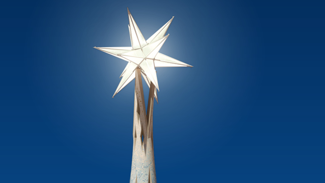 La estrella de la torre de la Virgen
