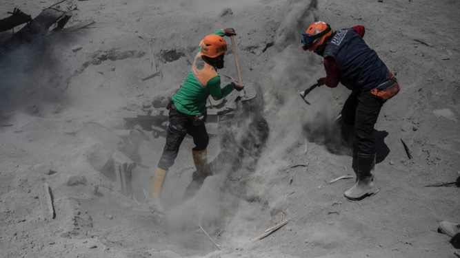 Java. Cenizas volcán Semeru