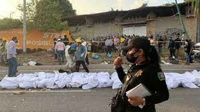 Migrantes muertos en Chiapas