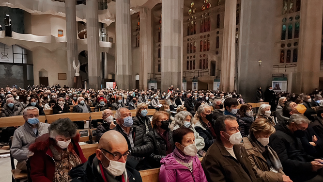 Celebración de Taizé en la Sagrada Familia