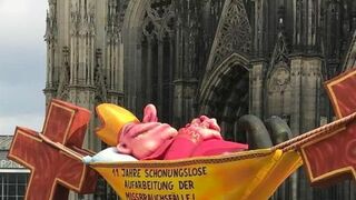 Protestas contra los obispos alemanes