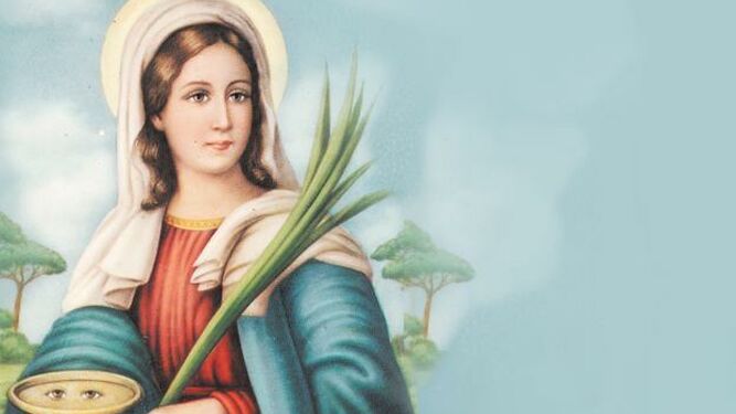 Santa Lucía de Siracusa (Patrona de los ciegos)