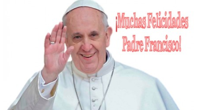 Felicidades al Papa