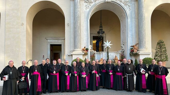 Los obispos españoles, tras su encuentro con el Papa