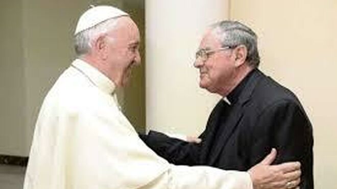 Mons. Ojea con el Papa Francisco