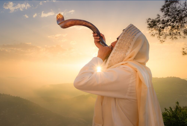 sonido del shofar en rosh hashana