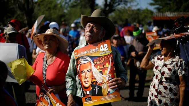 Conmemoración del 42 aniversario del padre Rutilio Grande.