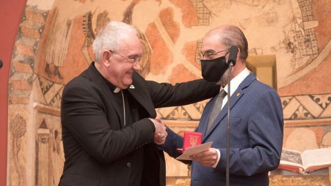 Ángel Pérez Pueyo y Javier Lambán