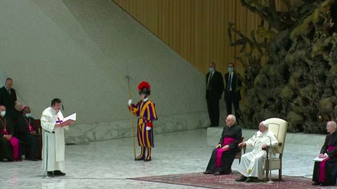 Audiencia de los miércoles con el Papa