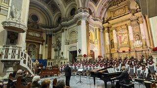 Los Pequeños Cantores de Valencia.