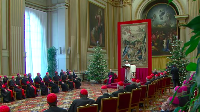 Tradicional discurso del Papa a la Curia
