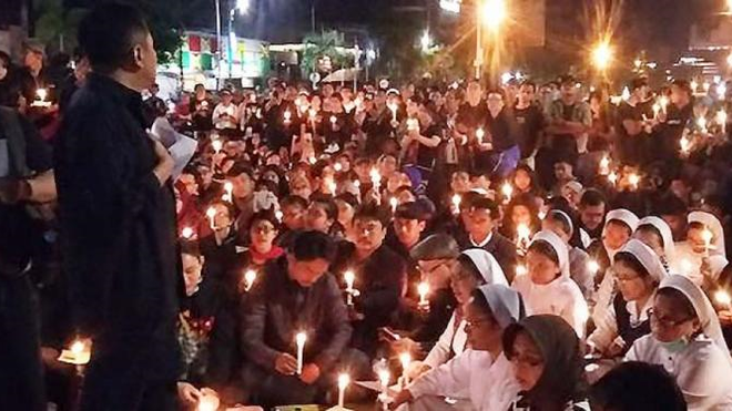 Católicos y protestantes lanzan un mensaje navideño conjunto en Indonesia