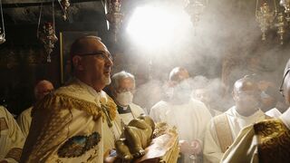 Pizzaballa, en Belén