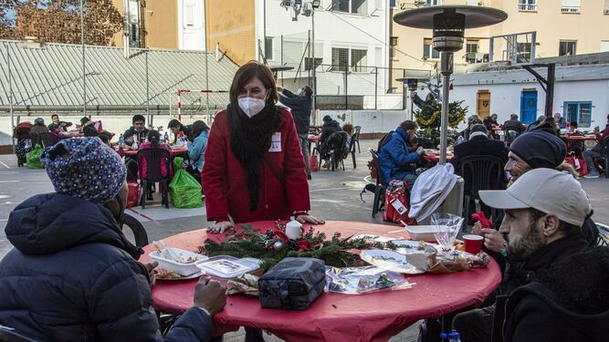 La Navidad de Sant'Egidio con los pobres en Santa Maria de Sants.