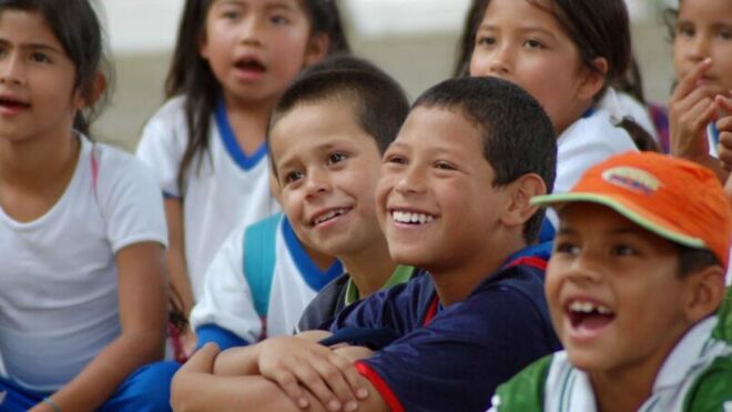 Niños colombianos