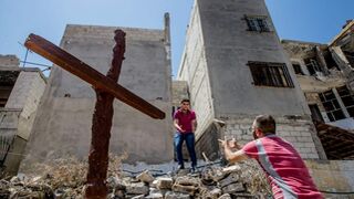 Católicos en Homs