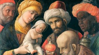 Adoración de los magos . Andrea Mantegna